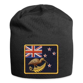 Nouvelle-Zélande Aotearoa Kiwi 23 - Bonnet en jersey - noir - Devant
