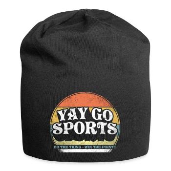 Yay Go Sports! Funny Sports - Jersey Beanie - black - Front