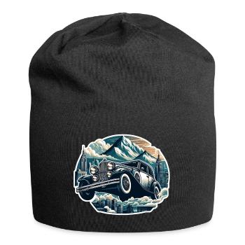 Vintage American and Sports Car - Jersey Beanie - black - Front