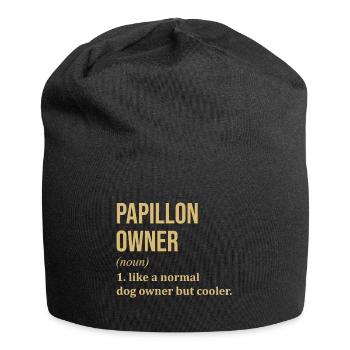 Papillon Papillon Papillon - Bonnet en jersey - noir - Devant