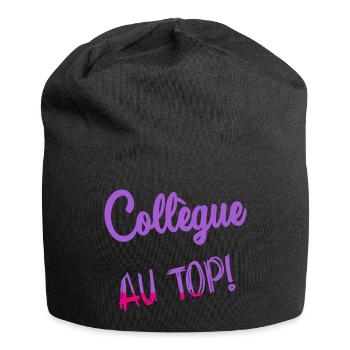 KOLLEGE - Jersey-Beanie - Schwarz - Vorne