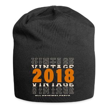 2018: Vintage - 6th Anniversary - Jersey Beanie - black - Front