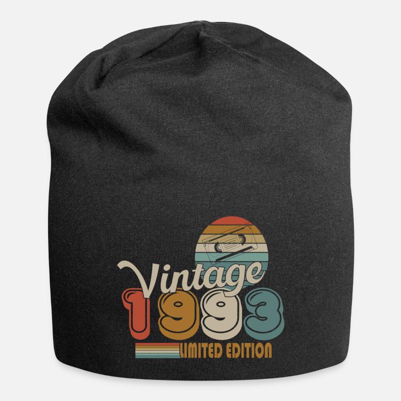 1993 - Bonnet en jersey - noir