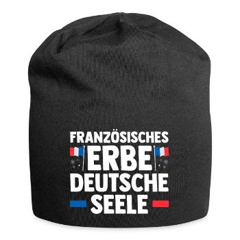 French French German France - Jersey Beanie - black - Front