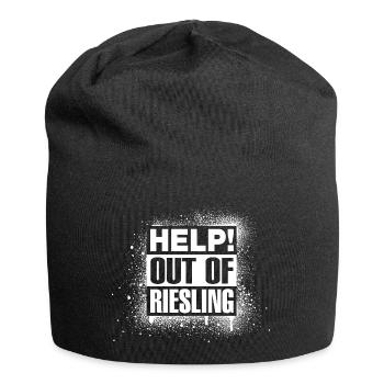 HELP! Out of Riesling - Jersey Beanie - black - Front