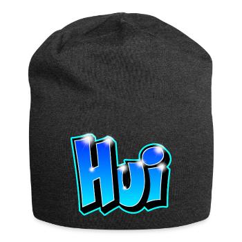 Graffiti "Hui" printable on any medium! - Jersey Beanie - charcoal grey - Front