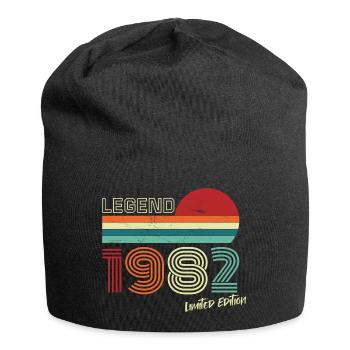 Legend 1982 Birthday Shirt Gift Anniversary - Jersey Beanie - black - Front