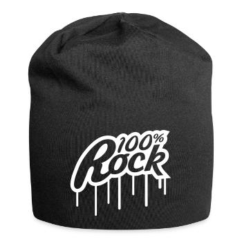 100% Percent Musique Rock Timbre Graffiti Drops - Bonnet en jersey - noir - Devant