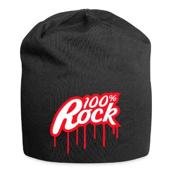 100% Percent Rock Music Stamp Graffiti Drops - Jersey Beanie - black - Front