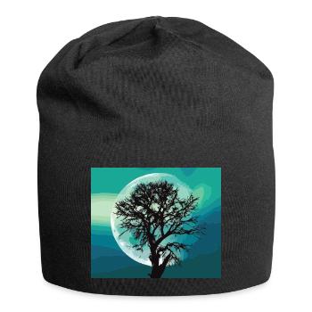 Moon - Jersey Beanie - black - Front