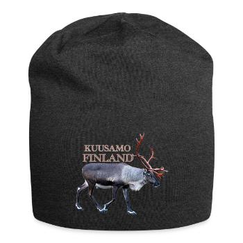 Kuusamo - Jersey Beanie - charcoal grey - Front