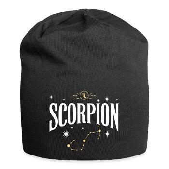 Signe astro scorpion - Bonnet en jersey - noir - Devant