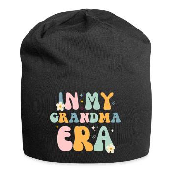 Design Tendresse Grandma - Bonnet en jersey - noir - Devant