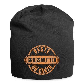 Beste Grossmutter Geschenk Oma - Jersey-Beanie - Schwarz - Vorne