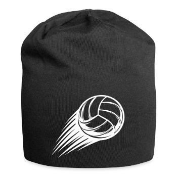 Volleyball Ball - Jersey-Beanie - Schwarz - Vorne