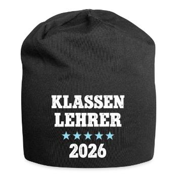 Enseignant de classe 2026 Chef de classe Enseignant de classe - Bonnet en jersey - noir - Devant