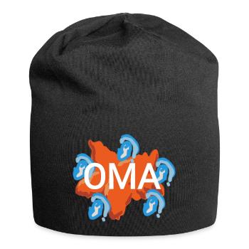 Oma - Jersey-Beanie - Schwarz - Vorne