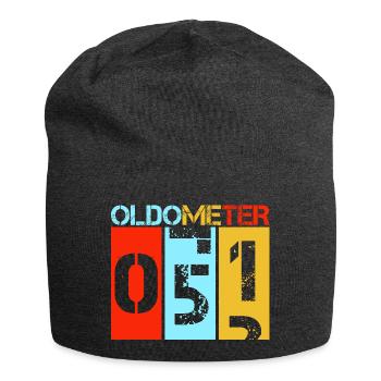 51 Retro Vintage 51 Birthday Design - Bonnet en jersey - charbon - Devant