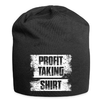 Prise de profits en bourse Trader en bourse - Bonnet en jersey - noir - Devant