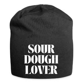 sour dough lover - Jersey Beanie - black - Front