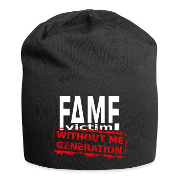Fame Victim Shirt – Without Me Generation - Jersey Beanie - black - Front