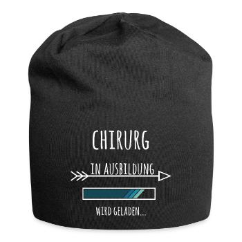 Chirurg Ausbildung Medizinstudium Arzt Medizin  - Jersey-Beanie - Schwarz - Vorne