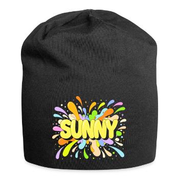 Sunny Burst Multicolor - Jersey Beanie - black - Front