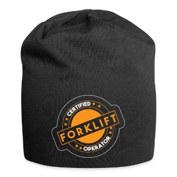 Forklift driver - Jersey Beanie - black - Front