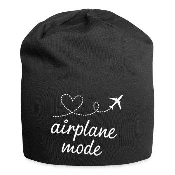 Mode Avion Heartline - Bonnet en jersey - noir - Devant