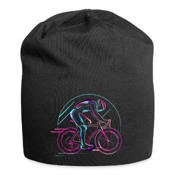 Radfahrer Steampunk - Jersey-Beanie - Schwarz - Vorne