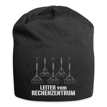 Rechenzentrum Design Gartengeräte Rechen Leiter - Jersey-Beanie - Schwarz - Vorne