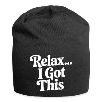 Relax... I Got This - Jersey Beanie - black - Front