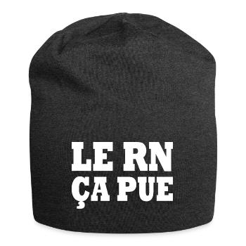 le rn ça pue - Bonnet en jersey - charbon - Devant