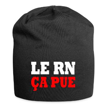 le rn ça pue - Bonnet en jersey - noir - Devant