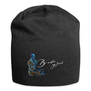 Be Water my Friend Budhismus Bruce Lee - Jersey Beanie - black - Front