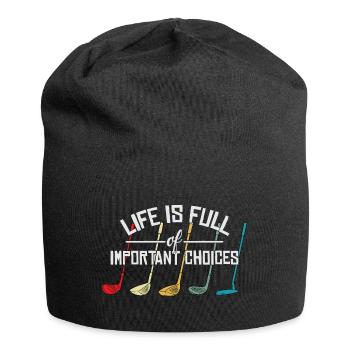 Important Choice Golf - Jersey-Beanie - Schwarz - Vorne