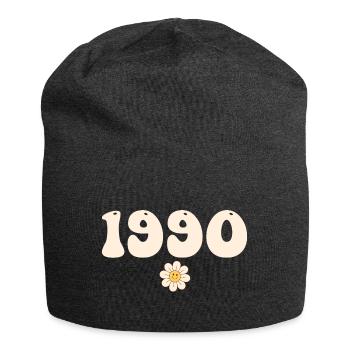 1990 - Gift born in 1990 - Jersey Beanie - charcoal grey - Front
