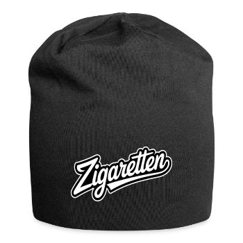 Zigaretten - Deutsche Memes - Jersey-Beanie - Schwarz - Vorne