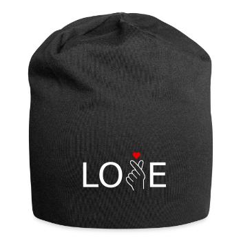 K-Pop Love Music - Jersey-Beanie - Schwarz - Vorne
