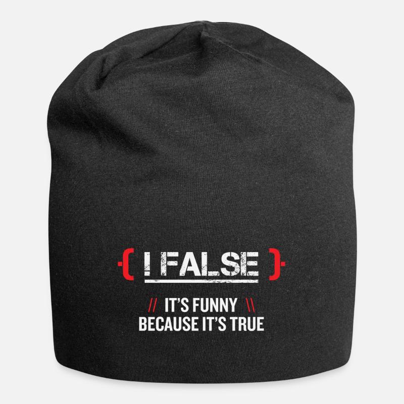 False Programmmierer - Jersey-Beanie - Schwarz