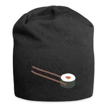 Sushi chopsticks - Jersey Beanie - black - Front