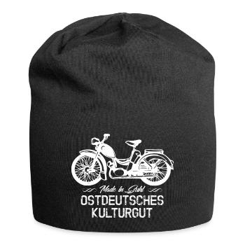 Simson SR2 - Ostdeutsches Kulturgut - DDR - Suhl - Jersey-Beanie - Schwarz - Vorne