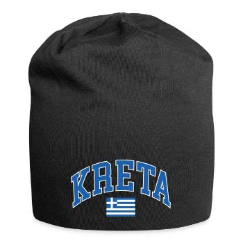 Kreta - Jersey-Beanie - Schwarz - Vorne