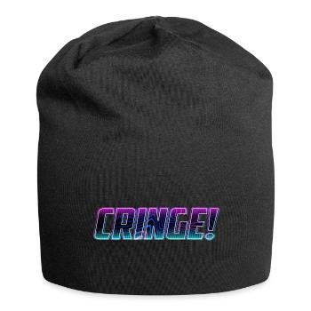 CRINGE cringe Cringe | Vicarious embarrassment - Jersey Beanie - black - Front