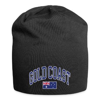 Gold Coast - Jersey-Beanie - Schwarz - Vorne