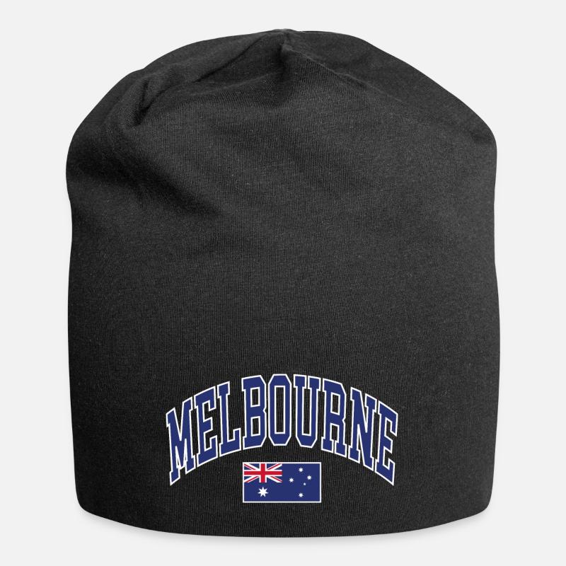 Melbourne - Jersey Beanie - black