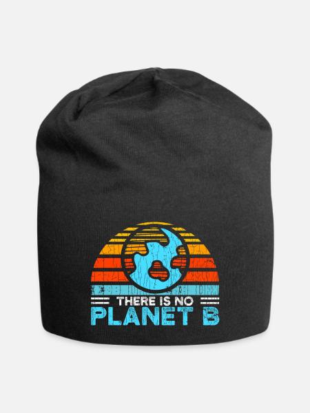No Planet B - Jersey-Beanie - Schwarz