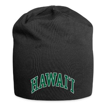 Hawaii - Jersey-Beanie - Schwarz - Vorne