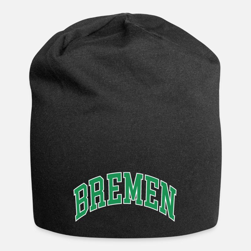 Bremen - Jersey-Beanie - Schwarz