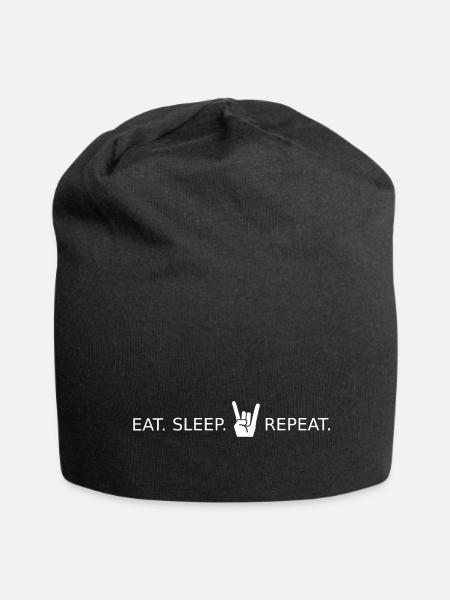 Heavy Metal Rock and Roll Punk Music - Jersey-Beanie - Schwarz
